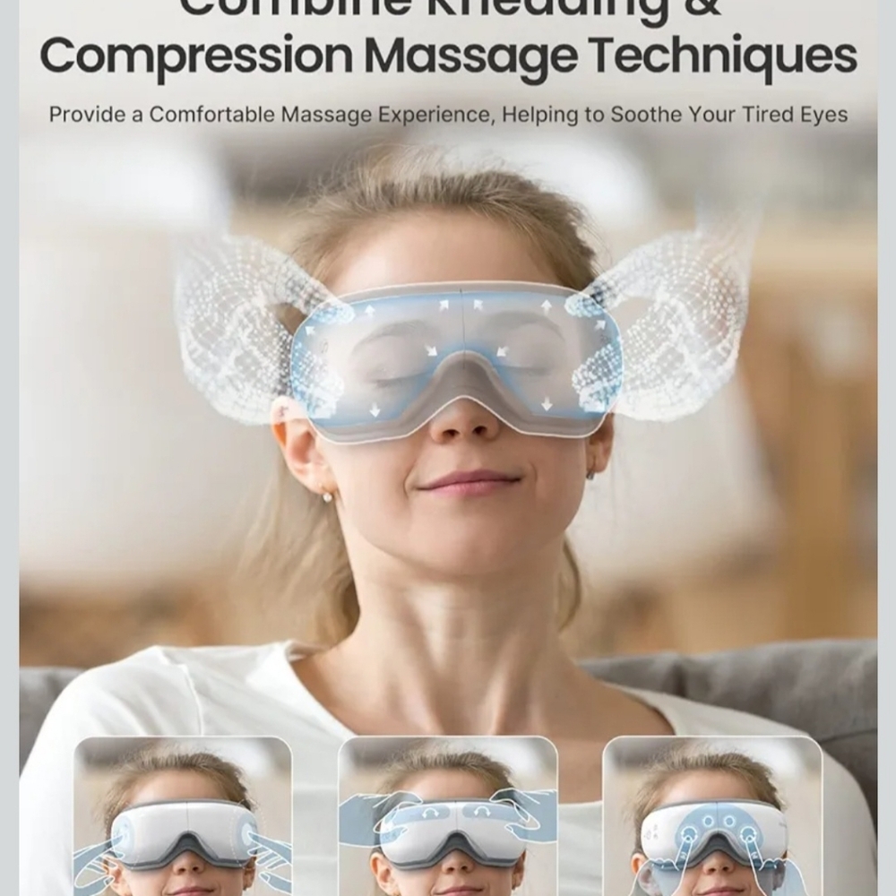RENPHO RF-EM001 Electric Eye Massager - White - Picture 4 of 10